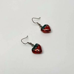 Enamel 🍓 Earrings